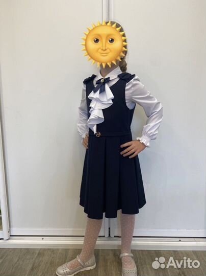 Школьная форма для девочки 128-134 новая