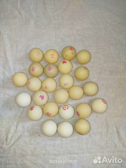 Шарики для настольного тенниса