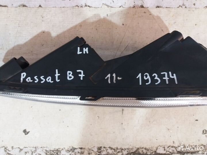 Фольцваген Пассат B7 2010- Туманка левая 19374