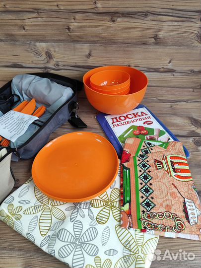 Набор для пикника 4 персоны пластик