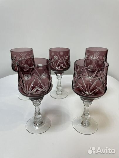 Хрустальные винтажные бокалы
