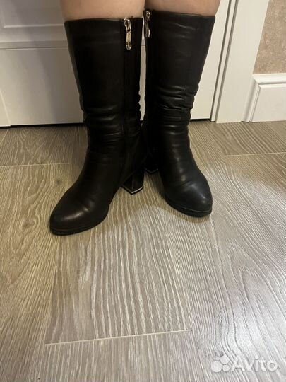 Сапоги женские зимние натуральная кожа
