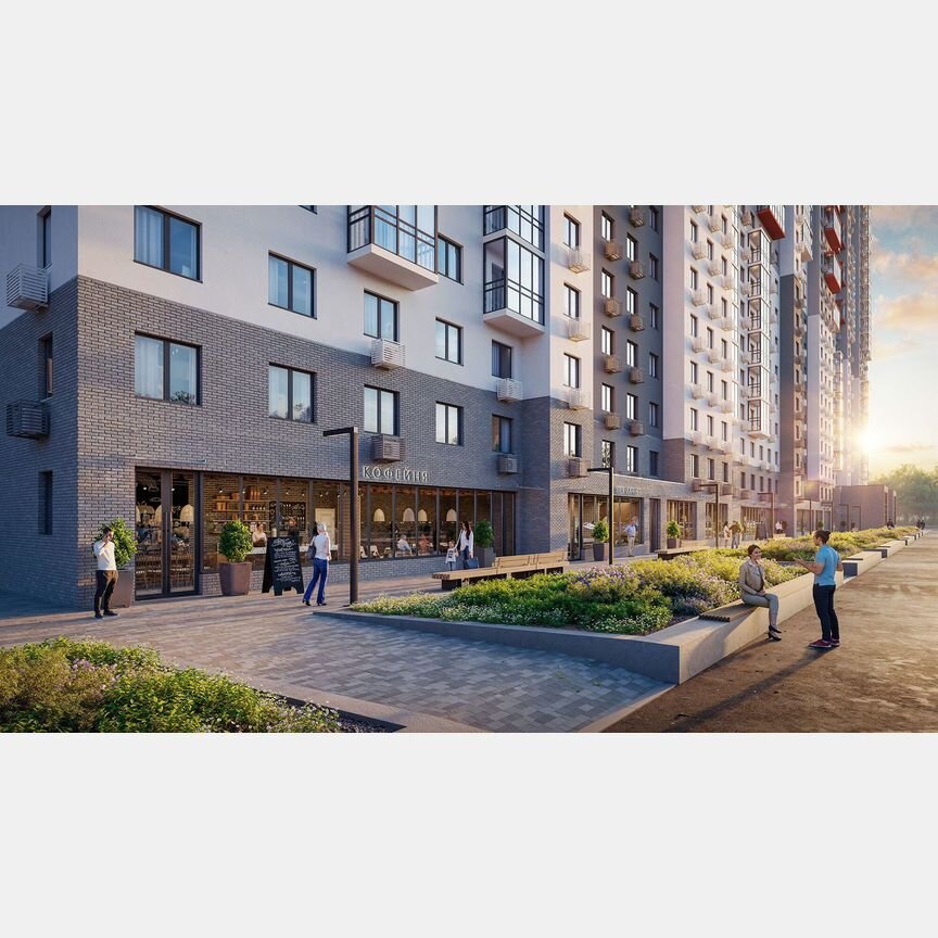 1-к. квартира, 33,3 м², 8/21 эт.