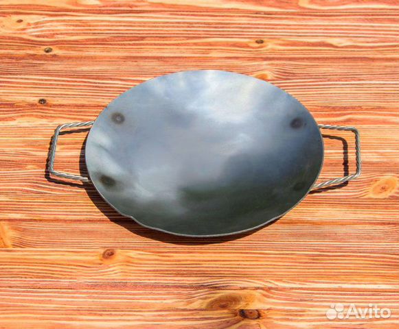 Садж тарелка для подачи 29 см нержавейка