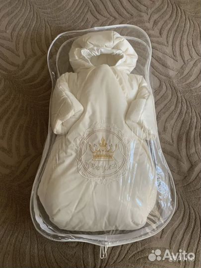 Конверт на выписку, в коляску зимний