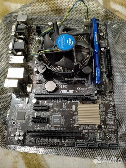 Комплект Материнская плата + CPU + RAM + кулер