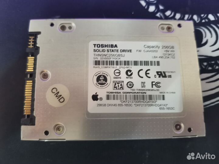 Жёсткий диск toshiba