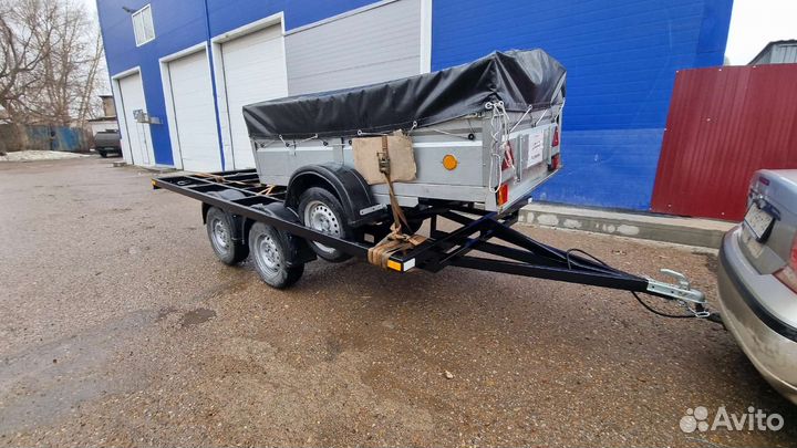 Прицеп платформа 4.1 на 2.2,г.п.2.5 тонны
