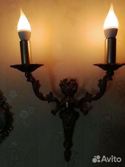 Бра бронза СССР