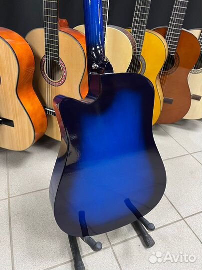 Гитара Акустическая Синяя