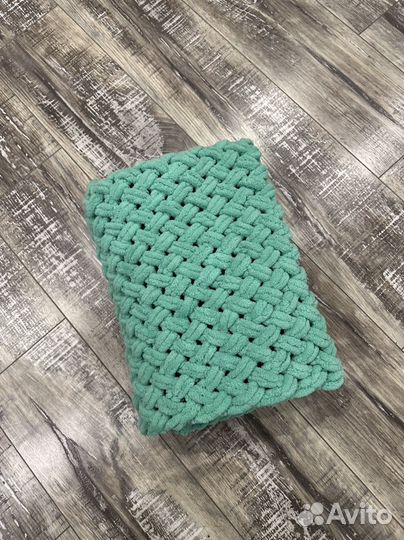 Плед из ализе пуффи