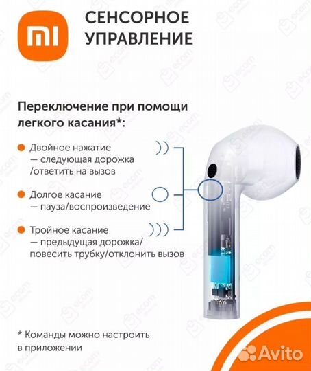 Наушники tws xiaomi