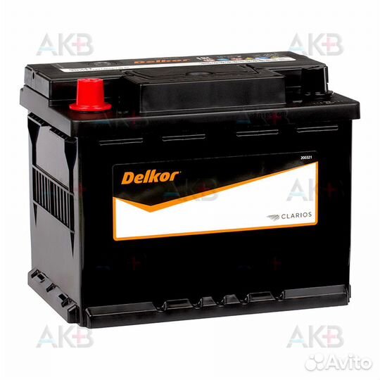 Аккумулятор автомобильный Delkor 56031 (60L 525A 2