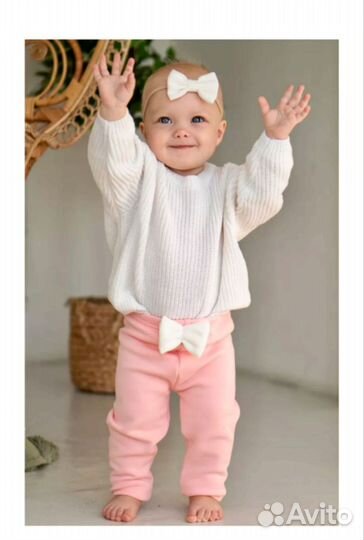 Комплект одежды для девочки джинсы+свитер