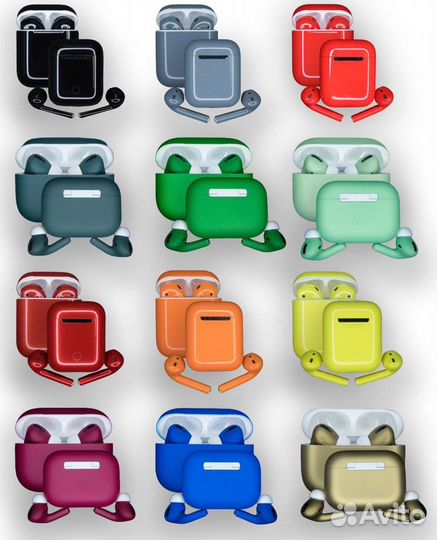 Покраска наушников AirPods / Кастомизация + Чистка