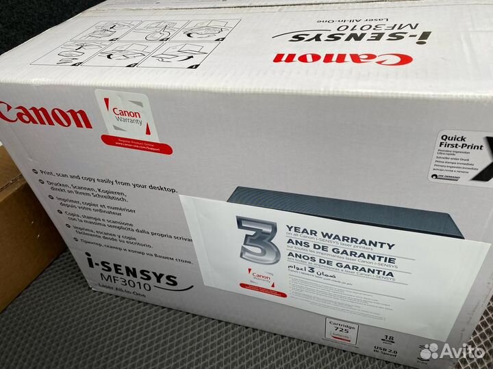 Новый мфу/принтер Canon i-sensys MF3010