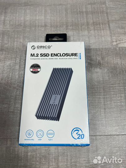 Orico 40 Гбит/с M2 Внешний корпус для ssd NVMe