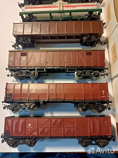 Железная дорога, 4-х осные вагоны