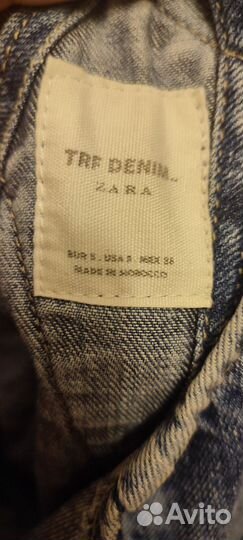 Джинсовый комбинезон zara
