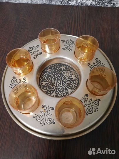 Графин, штоф и стопки стекло