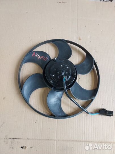 Вентилятор охлаждения Hyundai accent