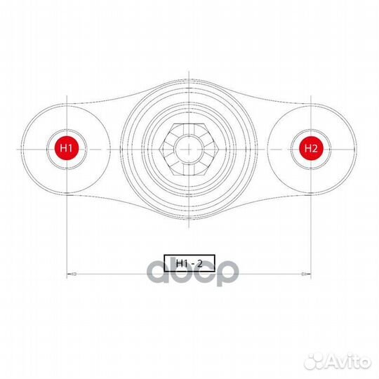 Шаровая опора hyundai elantra 06-11 / KIA ceed