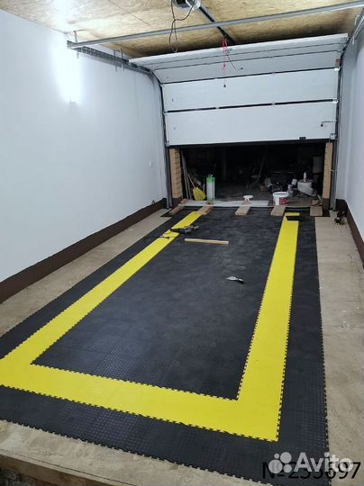 Модульная пвх-плитка для автомойки