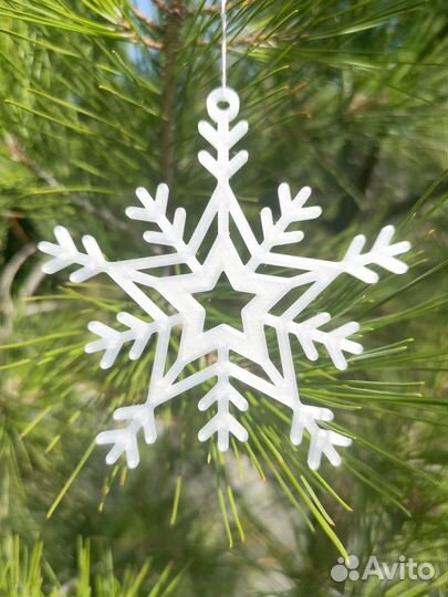 Набор снежинок на елку