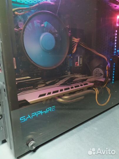 Игровой Компьютер i5-4460/RX580/8Gb/SSD/HDD