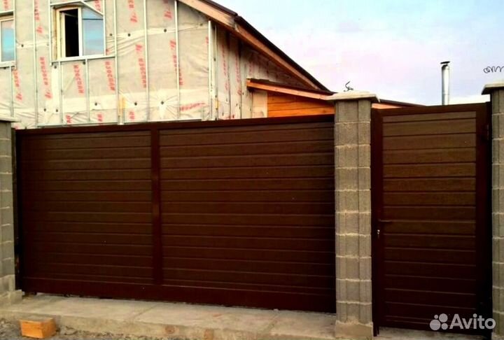 Ворота откатные качественно под ключ