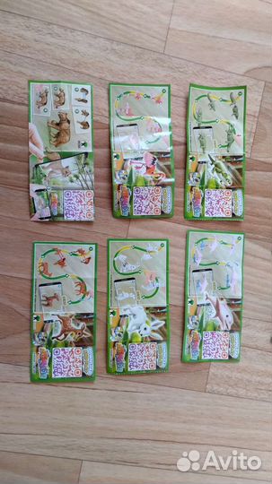 Игрушки Kinder Natoons 2022 и 2023 из яица kinder