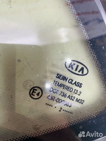 Форточки задние kia ceed 2JD