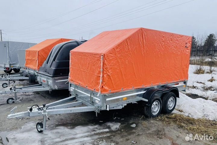 Автоприцеп 3.6 м двухосный