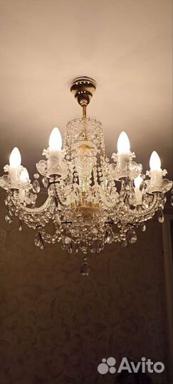 Люстра хрустальная богемия чехия