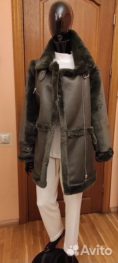 Куртка- дубленка из экокожи