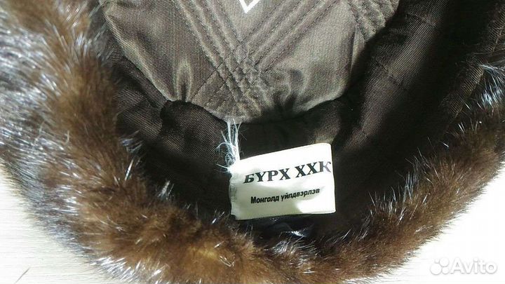 Меховая мужская кепка