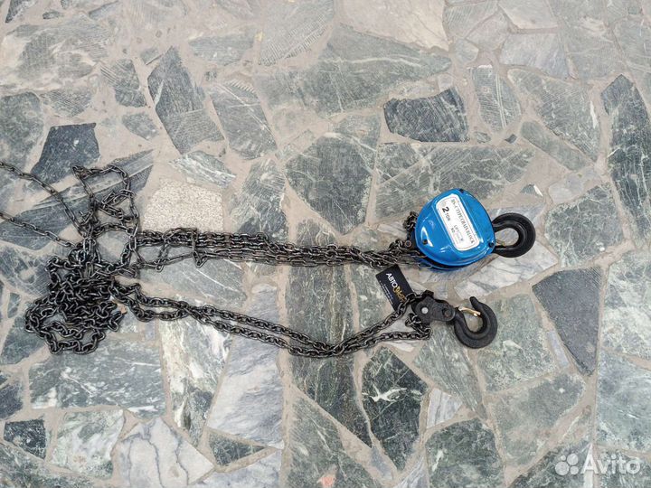 Лебёдка цепная, таль 2 тонны 3 метра