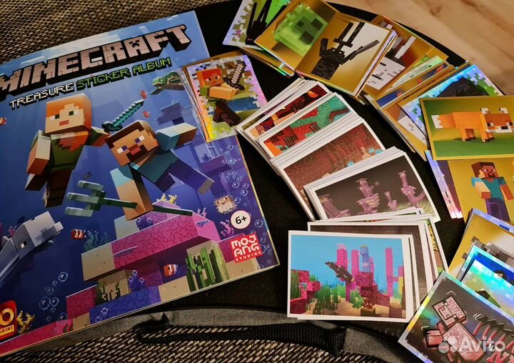 Minecraft Treasure panini Наклейки