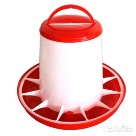 Кормушка бункерная 6 кг. пластиковая