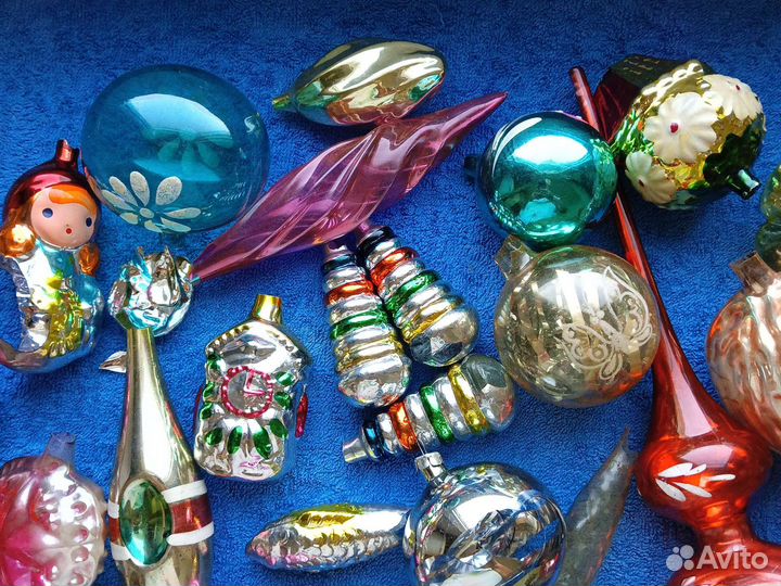 Елочные игрушки СССР в реставрацию