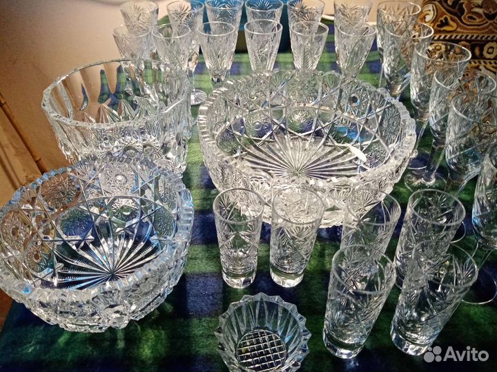 Хрустальная посуда СССР