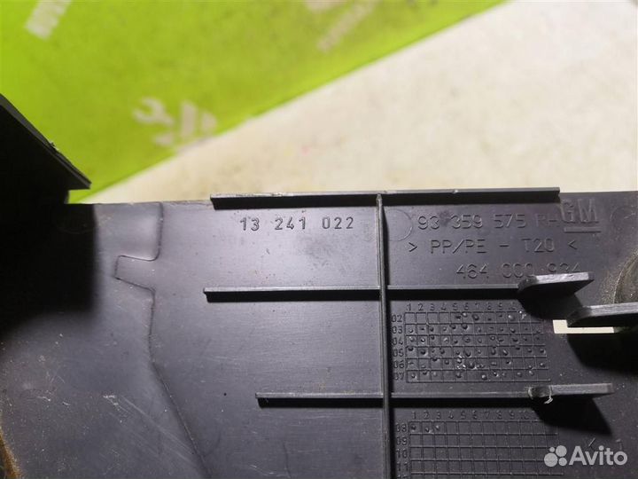 Заглушка Опель Мерива