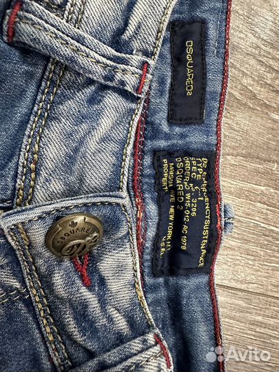 Шорты dsquared2 джинсовые