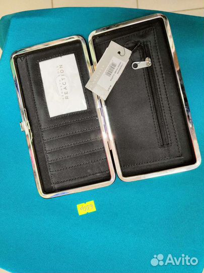 Клатч натуральная кожа подарок кошелек