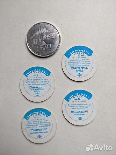 Фишки, кэпсы, сотки, бита Sumo Dudes