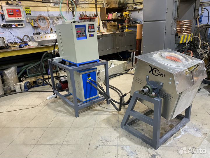 Печь для плавки 100кг металла