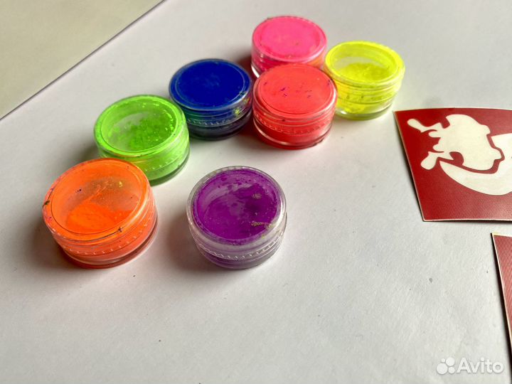 Трафареты пигменты для блеск тату