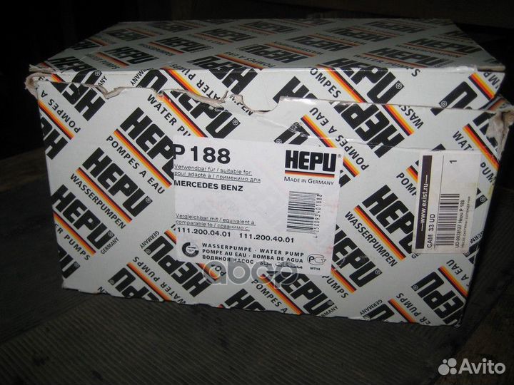 Насос водяной MB W202/W124/W210/W163 92-00