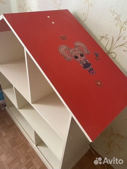 Детская кровать + дом