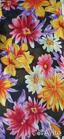 Ткани пакетом шифон отрезы, остатки